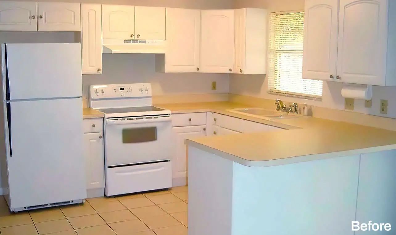 Kitchen before remodel