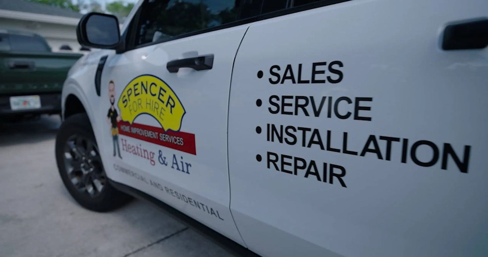 Spencer for Hire truck